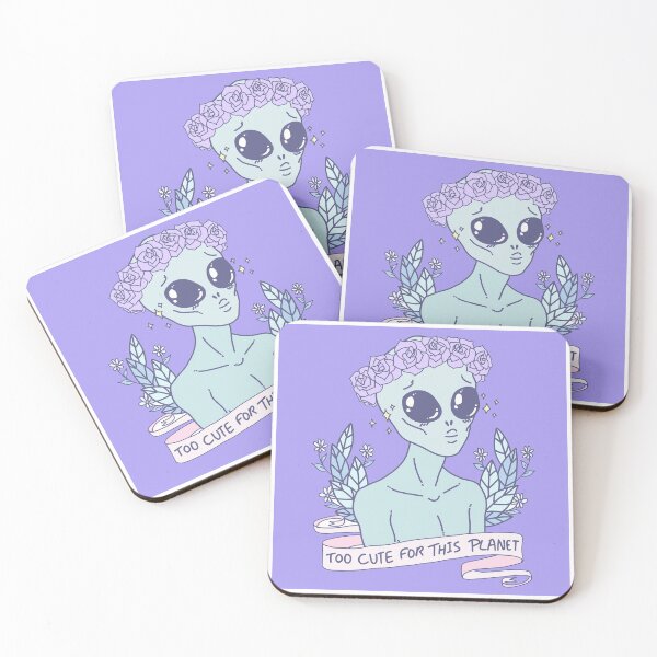 Item preview, Too Cute For This Planet Alien designed and sold by Puffoo.