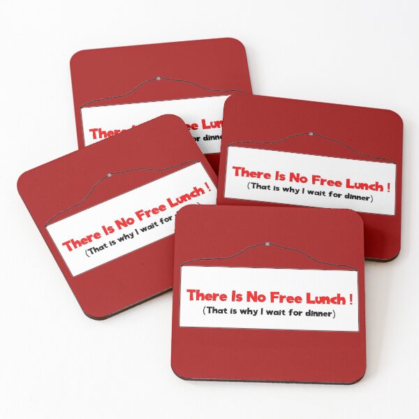 Item preview, NO FREE LUNCH designed and sold by THE AMERICAN TEEVANGELIST.