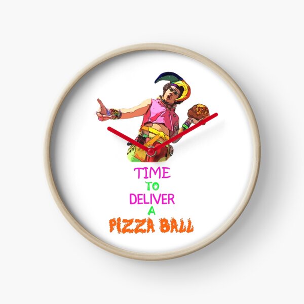 Aperçu de l'œuvre Il est temps de livrer une boule de pizza créée et vendue par BeardyBirdman.