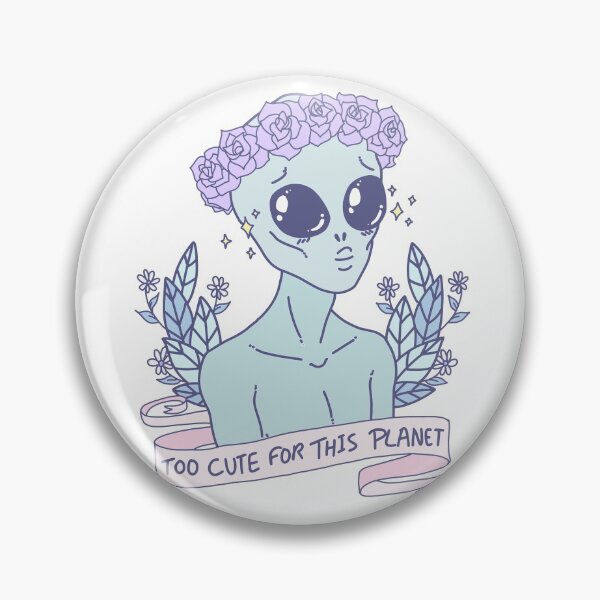 Item preview, Too Cute For This Planet Alien designed and sold by Puffoo.