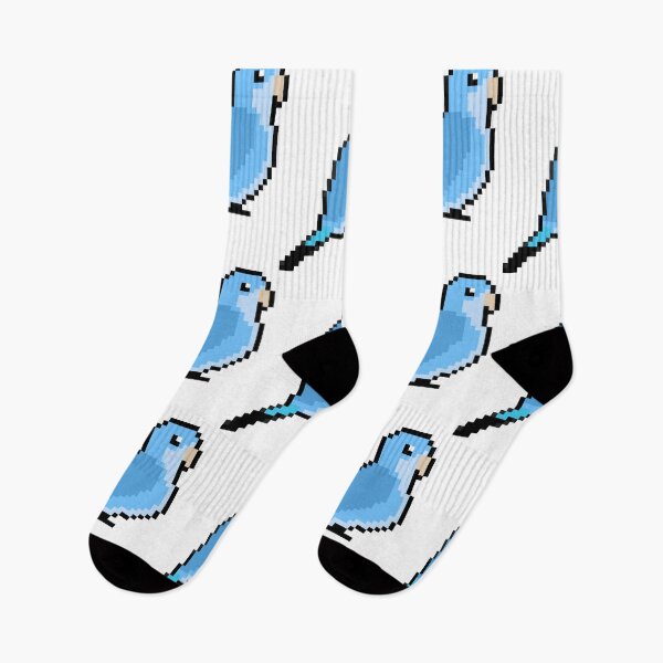 Item preview, Pixel Art Quaker Parrot (Monk Parakeet) designed and sold by Sauropsida.