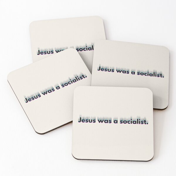 Item preview, Jesus was a socialist. (black text) designed and sold by StickerPolitics.