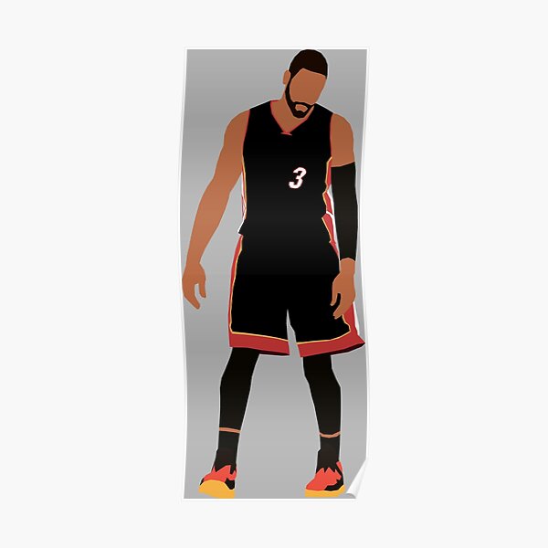 xavierjfong Dwyane Wade 'Flash' Nickname Jersey - Miami Heat T-Shirt