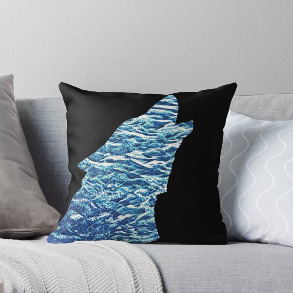 Item preview, Howling Wolf in the Ocean Waves designed and sold by Snilfen.