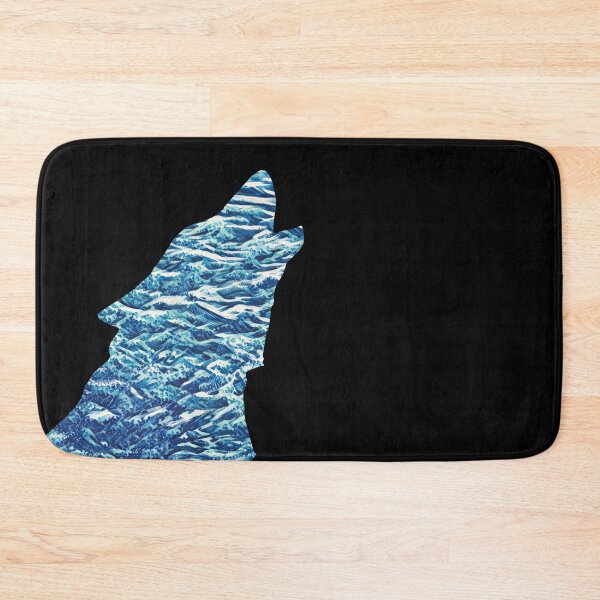 Item preview, Howling Wolf in the Ocean Waves designed and sold by Snilfen.