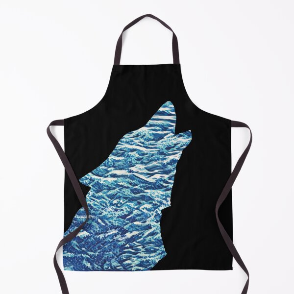 Item preview, Howling Wolf in the Ocean Waves designed and sold by Snilfen.
