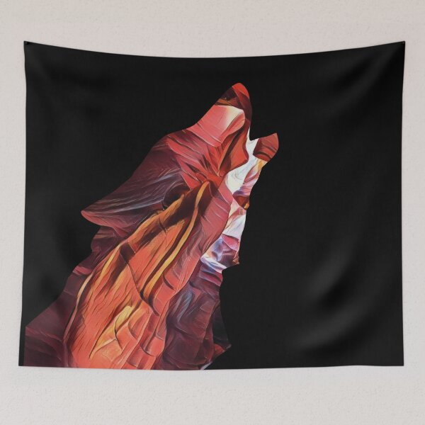 Item preview, Howling Wolf in Red Cave designed and sold by Snilfen.