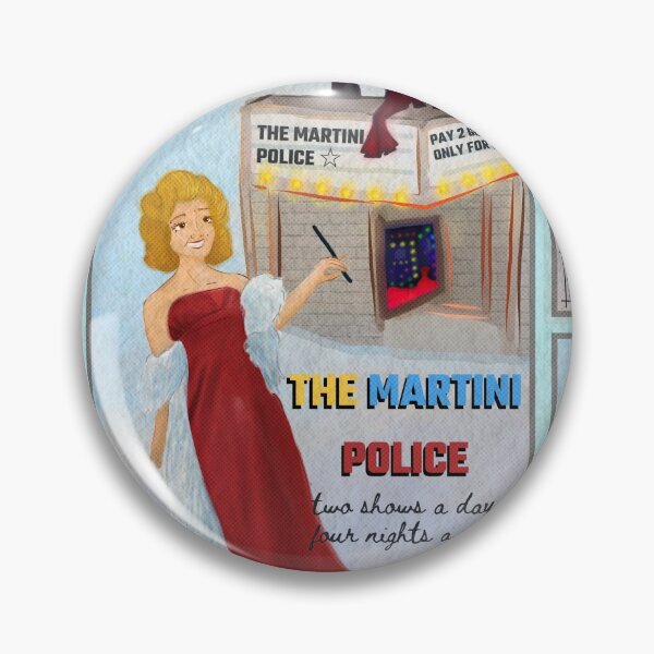 Item preview, the martini police - 50s ad - arctic monkeys ilustration designed and sold by ateneaatelier.