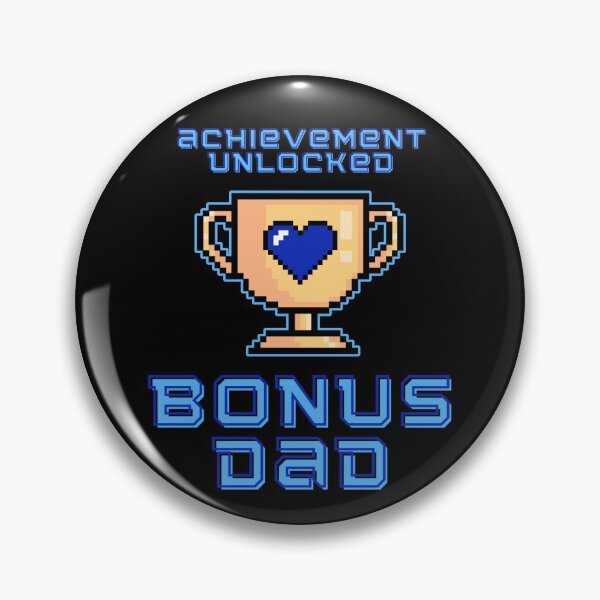 Item preview, Achievement Unlocked Bonus Dad Gamer Award Design designed and sold by modernfamgear.