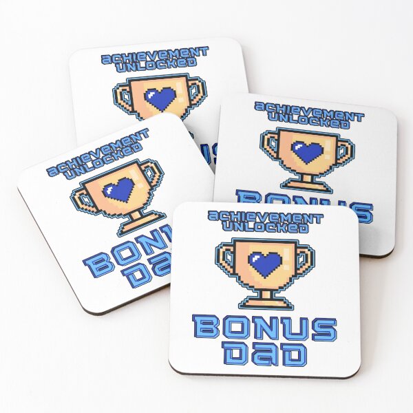 Item preview, Achievement Unlocked Bonus Dad Gamer Award Design designed and sold by modernfamgear.