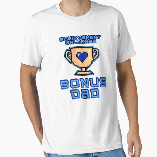 Item preview, Achievement Unlocked Bonus Dad Gamer Award Design designed and sold by modernfamgear.
