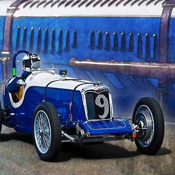 Artwork thumbnail, 1935 Donnington Riley by Stuart Row