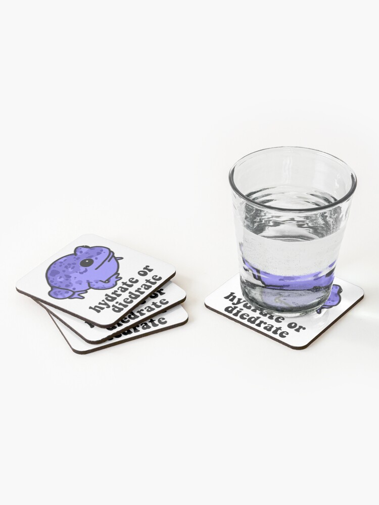 Alternate view of Hydrate or Diedrate Frog Coasters (Set of 4)