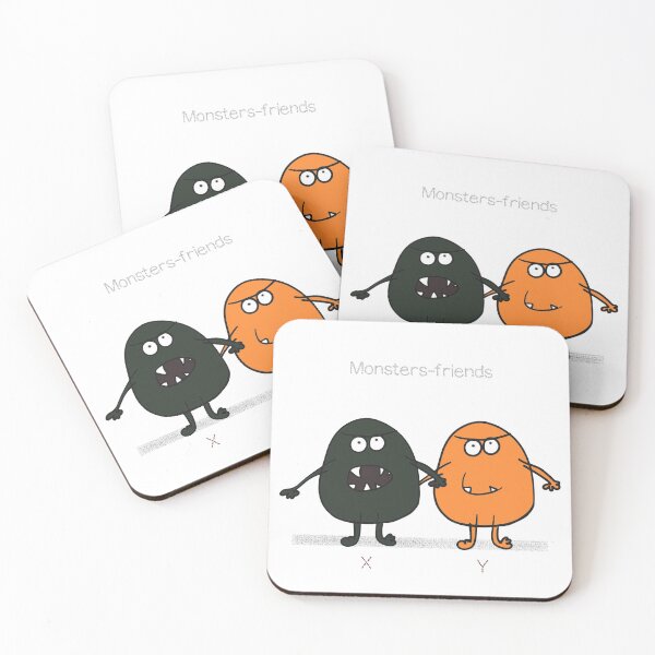 Item preview, Monsters-friends designed and sold by ARTEMIDA'S STORE.