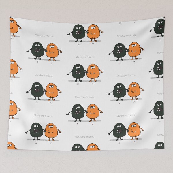 Item preview, Monsters-friends designed and sold by ARTEMIDA'S STORE.