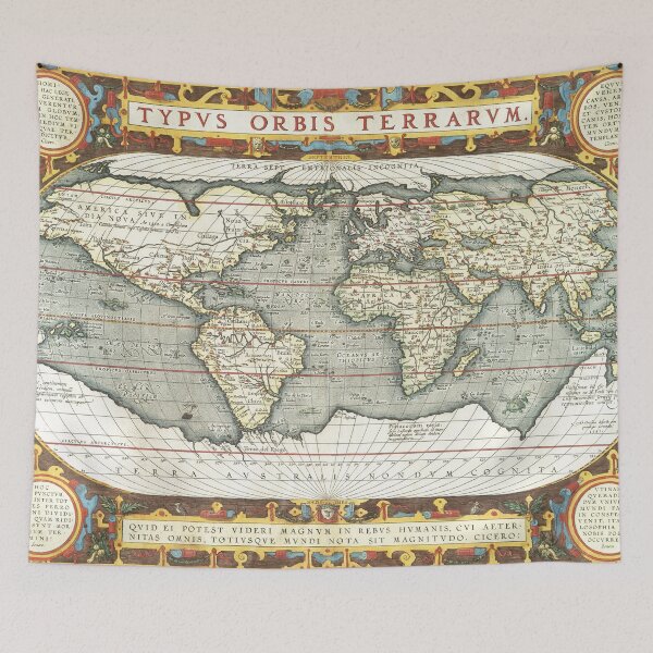 Item preview, Old Map of the World designed and sold by Warrior Veteran Clothing.