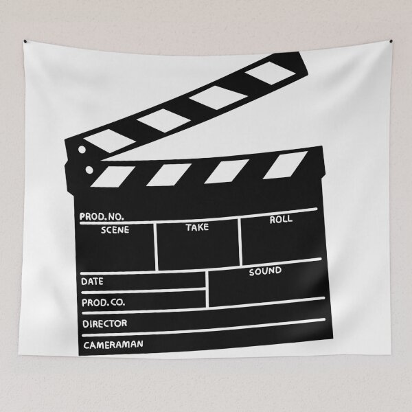 Item preview, Black and White Clapperboard with Text designed and sold by abhatia904.