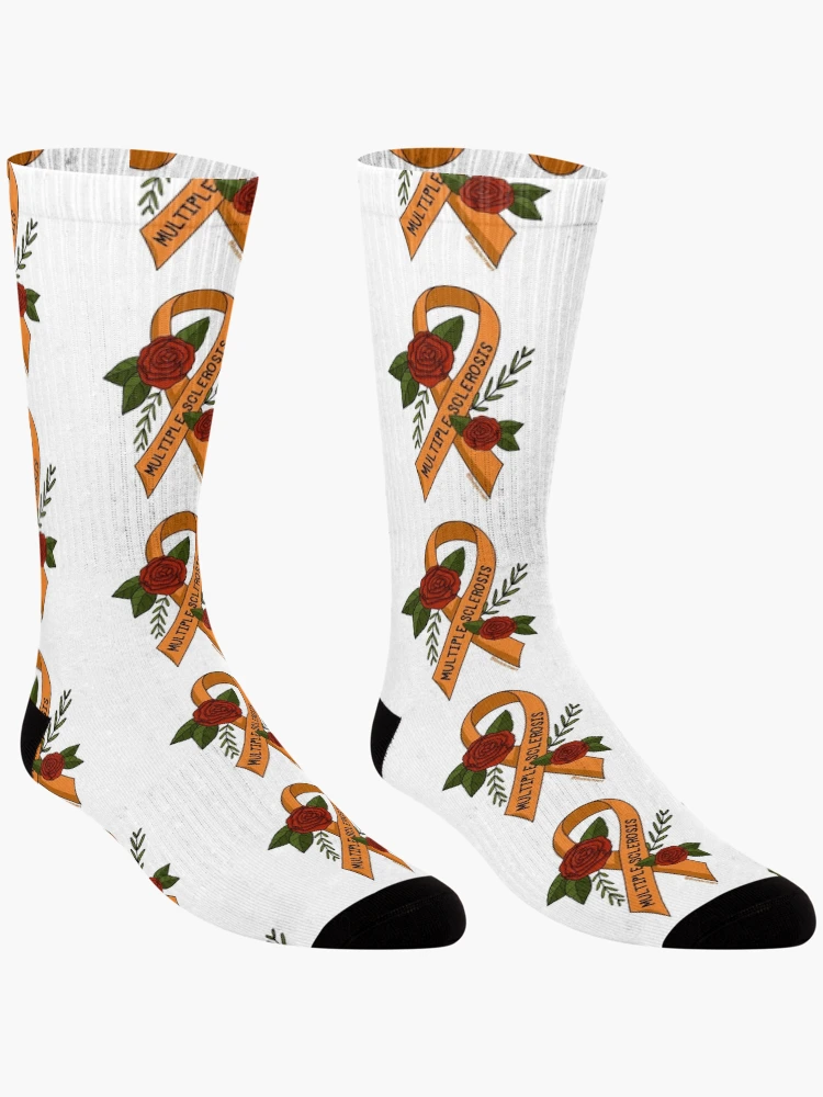 Thumbnail 3 of 5, Socks, MS Ribbon designed and sold by credbubble.