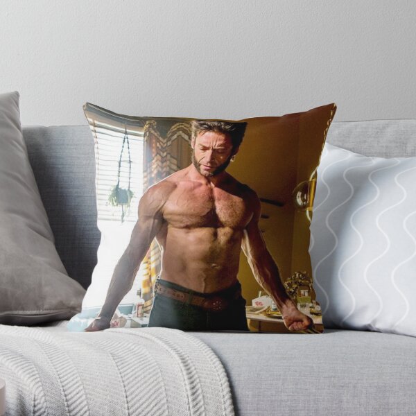 hugh jackman Throw Pillow