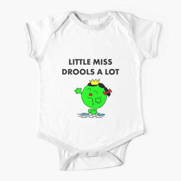 Miss Drools a Lot Short Sleeve Baby One-Piece