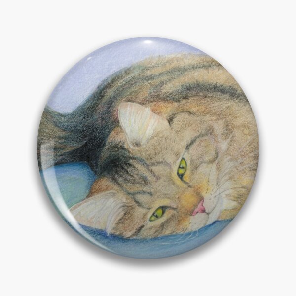 Item preview, Maine Coon Cat Stretching Out  - "Sprawl" designed and sold by Carye VanDerPol Mahoney.