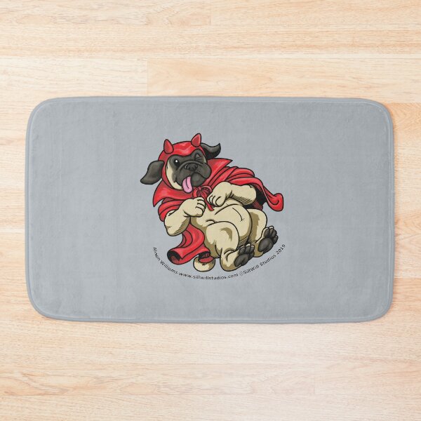 Item preview, A Devilish Pug Gets The Best Treats! designed and sold by SillWillStudios.