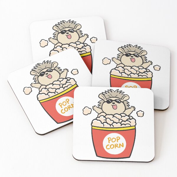 Item preview, Hedgehog Popcorn Fun | Hedgie designed and sold by Hedgys Store.