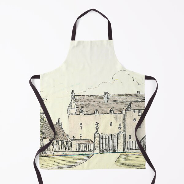 Item preview, Vintage Illustration of Traquair House, Innerleithen designed and sold by yourscotborders.