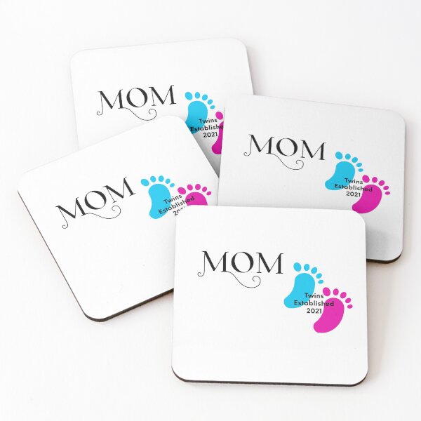 Item preview, Mom - Twins Boy/Girl Established 2021 designed and sold by dobbysgifts.