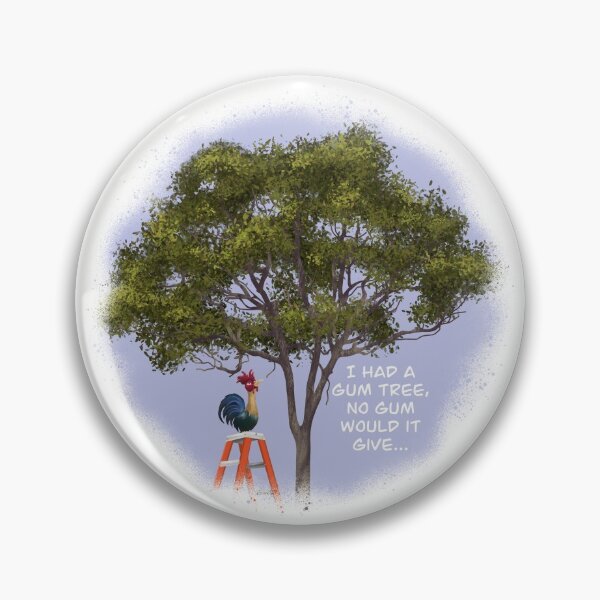 Item preview, The Rooster Song: Gum Tree Sticker (Camp Song Series) designed and sold by Anna Cullen.