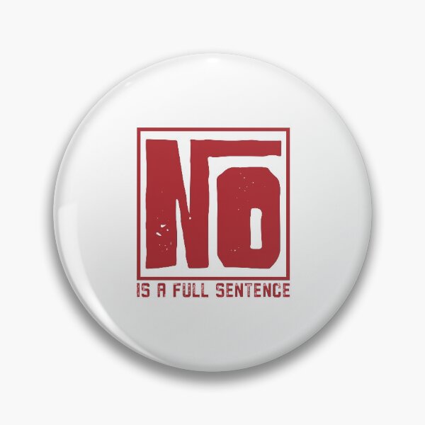 Item preview, No is a full sentence designed and sold by Glstudio.