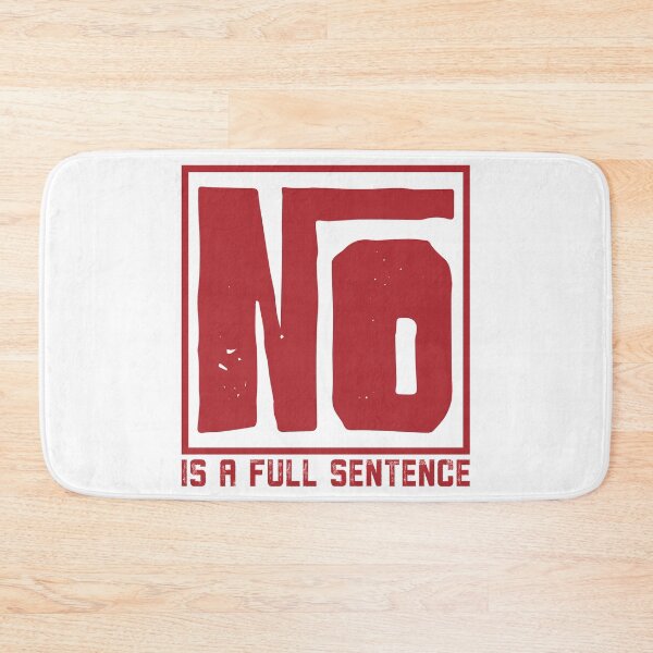 Item preview, No is a full sentence designed and sold by Glstudio.