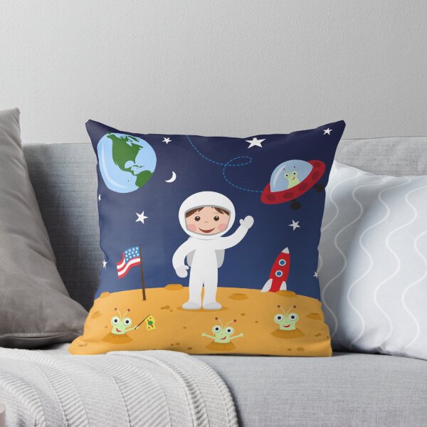 Item preview, Boy on planet mars with his alien friends designed and sold by MheaDesign.