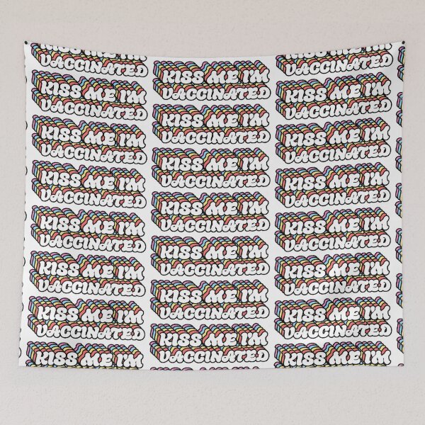 Item preview, Kiss Me I'm Vaccinated designed and sold by FinntasticWorld.