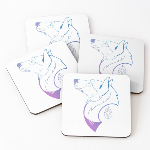 Item preview, Celestial Wolf in Rainbow V2 designed and sold by TessCardinalArt.