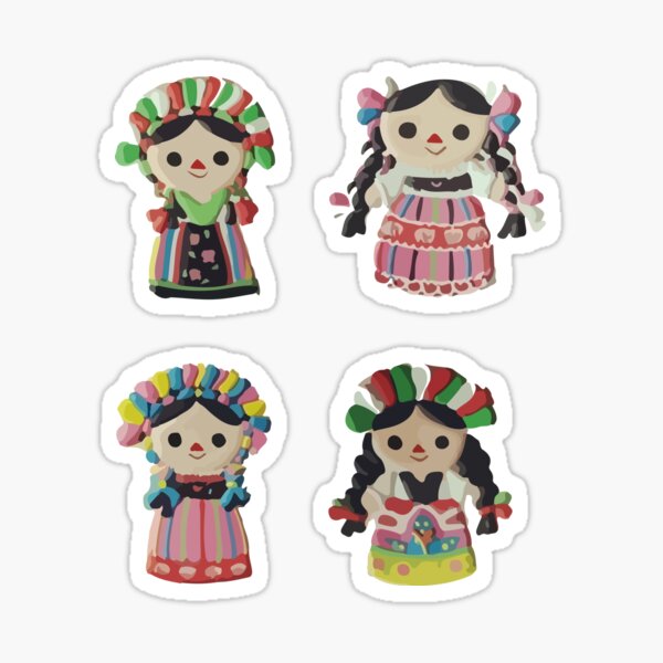 Artikel-Vorschau von Lele Mexikanische Puppe, authentisches Spielzeug, süßes Band Queretaro, designt und verkauft von T-Mex.