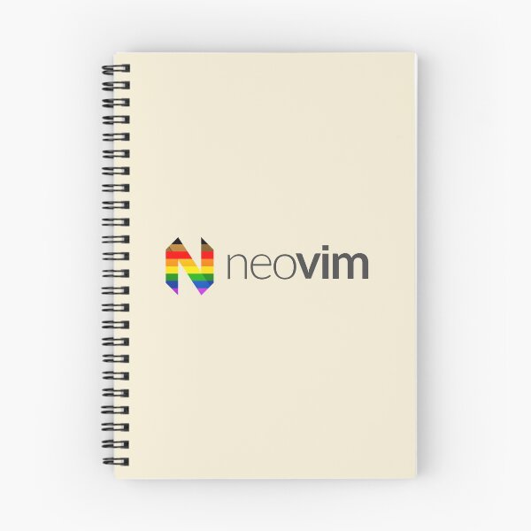 Item preview, Gay Pride Neovim Logo designed and sold by QuietMisdreavus's pride logos and silly stuff.