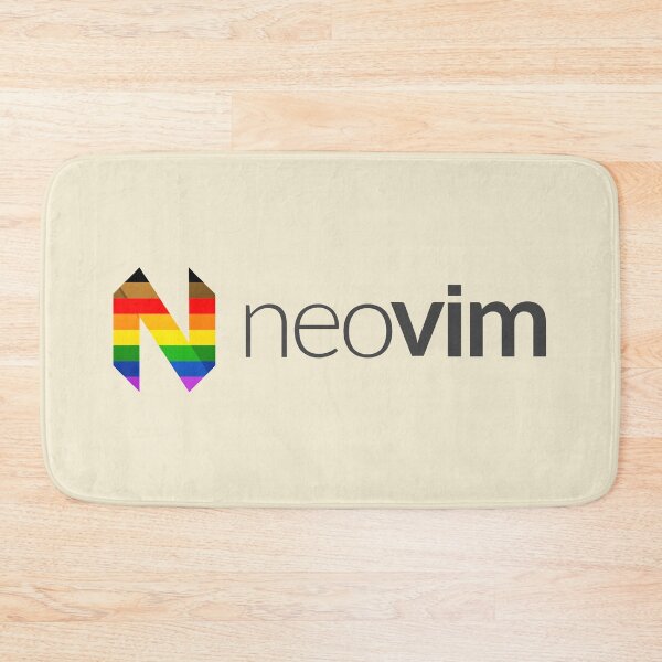 Item preview, Gay Pride Neovim Logo designed and sold by QuietMisdreavus's pride logos and silly stuff.