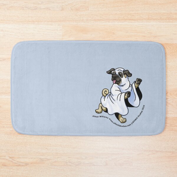 Item preview, Spooky Pug On The Loose! designed and sold by SillWillStudios.