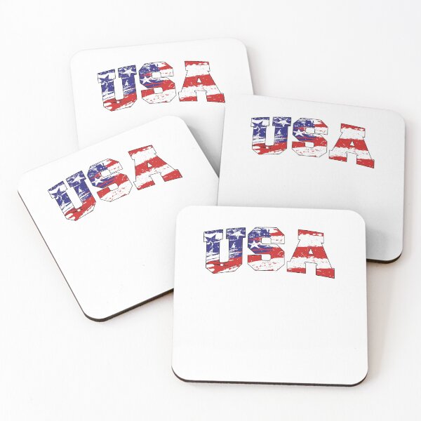 Item preview, USA US FLAG 4th of July Patriotic T-Shirt designed and sold by Pliskin-Design.