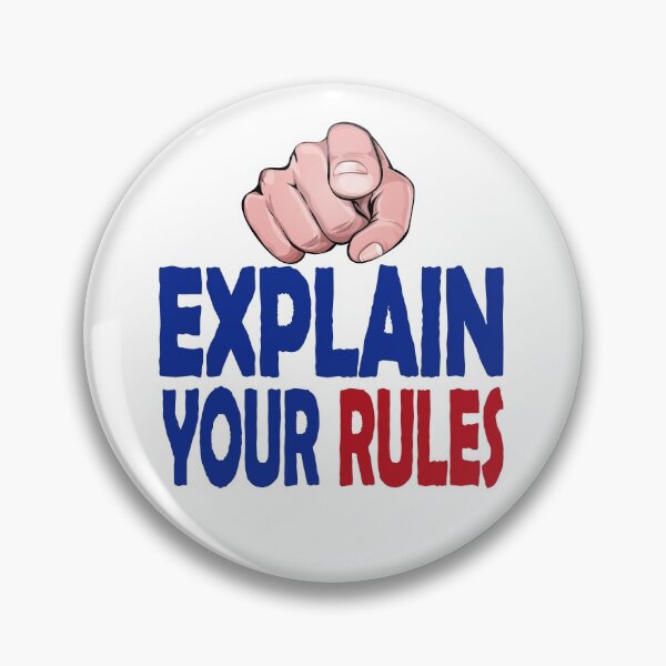 Item preview, Explain Your Rules designed and sold by darikamc.