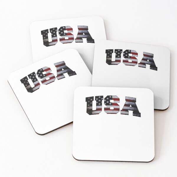 Item preview, USA US FLAG 4th of July Patriotic T-Shirt designed and sold by Pliskin-Design.