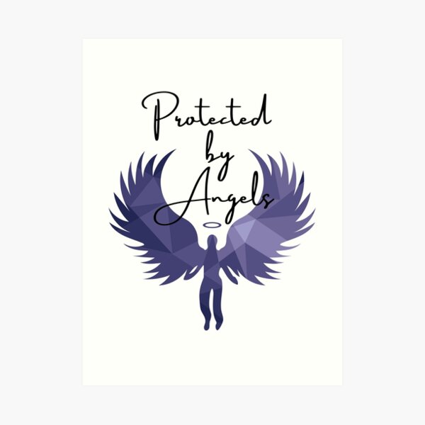 Protected by Angels Art Print