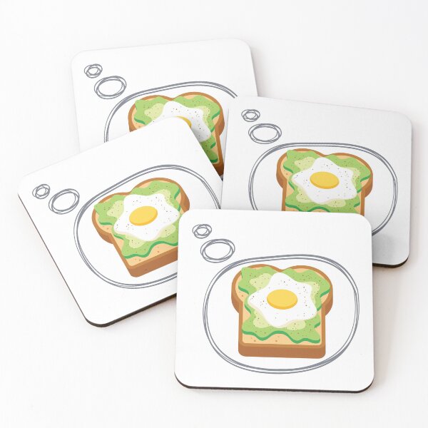 Artikelvorschau, Denken Sie an Avocado und Ei Toast entworfen und verkauft von foodisthekey.