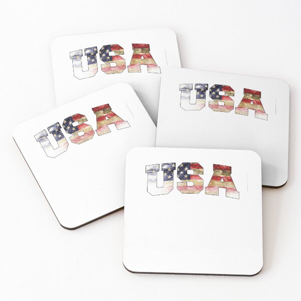 Item preview, USA US FLAG 4th of July Patriotic T-Shirt designed and sold by Pliskin-Design.