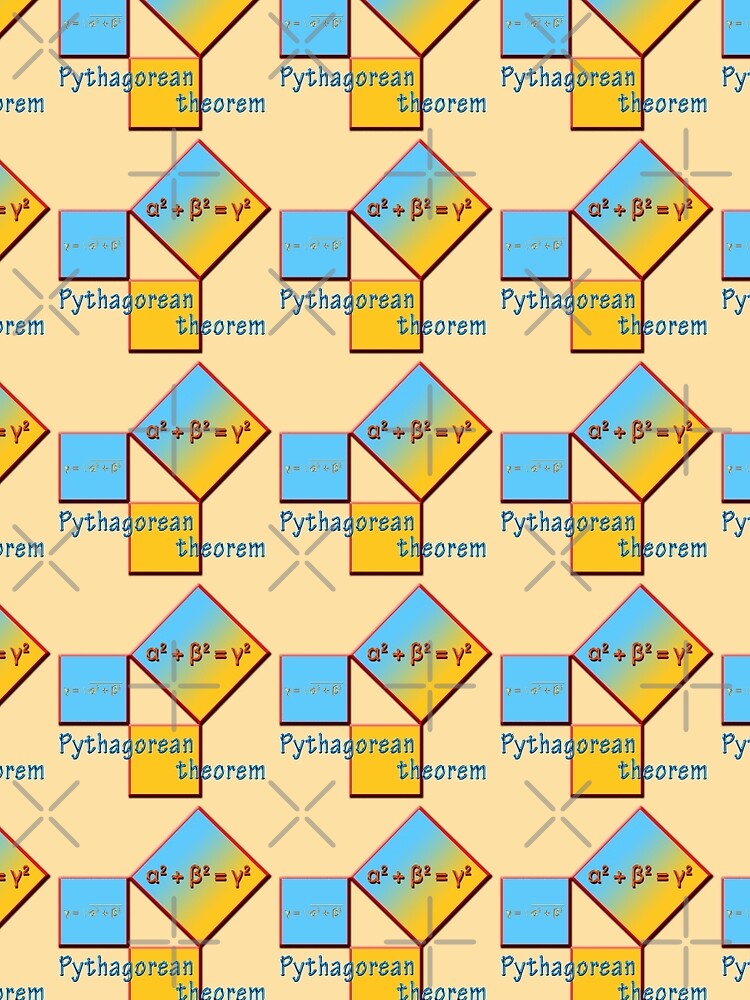 Thumbnail 5 of 5, Graphic T-Shirt, Pythagorean theorem designed and sold by 3dgartstudio.
