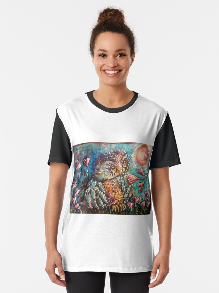Thumbnail 2 of 5, Graphic T-Shirt, Heart Whispers designed and sold by Cheryle.