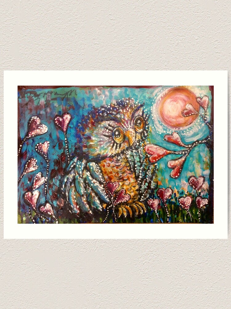 Thumbnail 1 of 3, Art Print, Heart Whispers designed and sold by Cheryle.