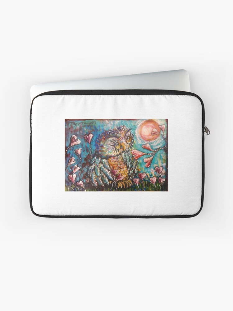 Thumbnail 1 of 2, Laptop Sleeve, Heart Whispers designed and sold by Cheryle.