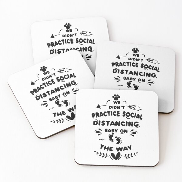 Item preview, We Didn't Practice Social Distancing Baby On The Way designed and sold by hichametta.